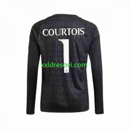 Real Madrid Thibaut Courtois 1 Golmanski Gostujući Nogometni Dres 2023-2024 Dugim Rukavima